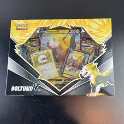 Pokemon TCG Boltund V Box Collection Factory Sealed New Sword & Shield Promo - Image 1