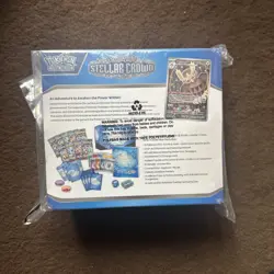 Pokemon TCG Stellar Crown ETB Elite Trainer Box NEW SEALED - Image 2