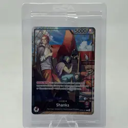One Piece TCG Shanks Leader Alt Art OP09-001 PSA Promo Card Sealed New Near Mint - Image 1