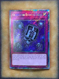 Yugioh Eradicator Epidemic Virus RA03-EN183 Platinum Secret Rare 1st Ed NM - Image 1