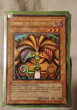 Exodia the Forbidden One LOB-124 The Legend of Blue Eyes White Dragon Unlimited - Image 1