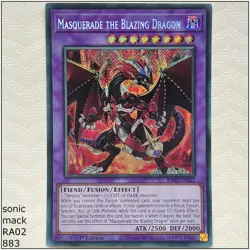 Masquerade the Blazing Dragon - RA02-EN022 - 1st Edition Yugioh - Image 1