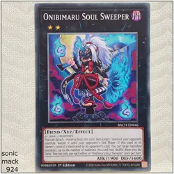 Onibimaru Soul Sweeper - BACH-EN046 - Common 1st Edition Yugioh - Image 1