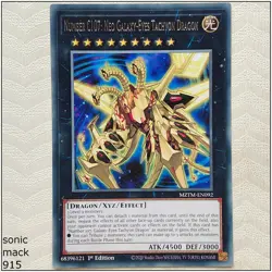 Number C107: Neo Galaxy-Eyes Tachyon Dragon - MZTM-EN092 - Rare 1st Edit Yugioh - Image 1