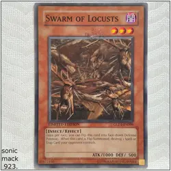 Swarm of Locusts - GLD1-EN009 - Common Limited Edition Yugioh - Image 1