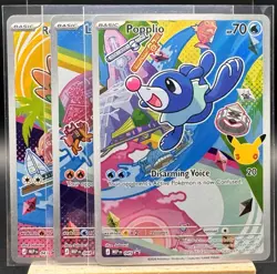 First Partner Series 1 IR Alola Set (3 Cards) 43, 44, 45 Promo Pokemon TCG NM - Image 1