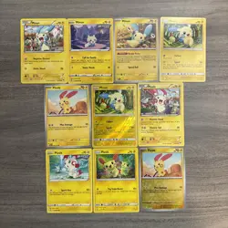 Minun And Plusle Pokemon Card Collection Lot Of 10 With Reverse Holos - Image 1