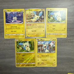 Minun And Plusle Pokemon Card Collection Lot Of 10 With Reverse Holos - Image 2