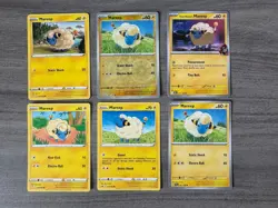 Mareep Pokemon Card Collection Lot Of 6 With Reverse Holo - Image 1