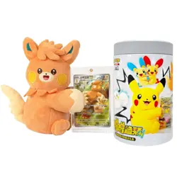 WHOLE SET 6 Pokemon TCG Chinese Nuzzle Cheeks Plush Toy Card Blind Box Sealed - Image 4