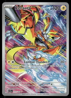 Pokemon Cards Zeraora 151/142 Stellar Crown Illustration Rare NM - Image 1