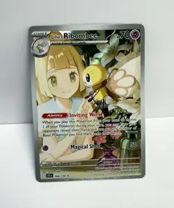 Pokemon TCG Lillie's Ribombee Card Journey Together Illustration, 164/159 - Image 1