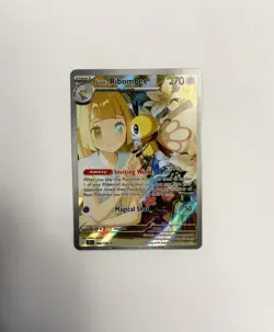 Pokemon TCG Lillie's Ribombee Card Journey Together Illustration, 164/159 - Image 3