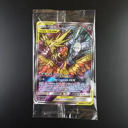 Moltres & Zapdos & Articuno GX SM210 Sealed Pokemon Hidden Fates Holo Card - Image 1