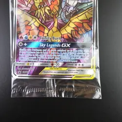 Moltres & Zapdos & Articuno GX SM210 Sealed Pokemon Hidden Fates Holo Card - Image 3