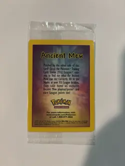 Pokemon Ancient Mew Holo Promo Card Sealed 2000 Wizards of the Coast - Image 3