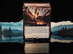 Terminal Velocity #388 EOE R (Extended Art) (FOIL) MTG Edge of Eternities - Image 1