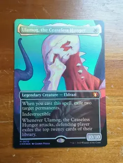 Ulamog, the Ceaseless Hunger (Borderless) Commander Masters Foil - Image 1