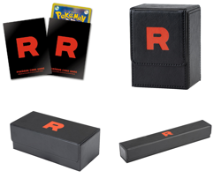 Pokemon Team Rocket Playmat Case Card Box & Case Deck Shield 4 Piece Set - Image 2