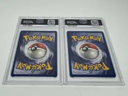 2000 Pokemon Base II - SEQUENTIAL PAIR - 082 NIDORAN / 053 NIDORINA PSA 10 - Image 4