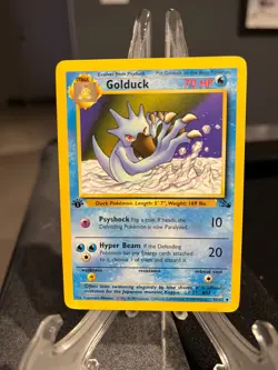 Golduck Pokemon 1st Edition Fossil 35/62 1999 WOTC - Image 1