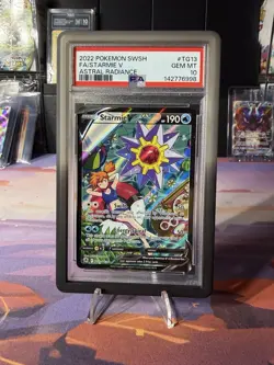 Pokemon Starmie V Astral Radiance Trainer Gallery Full Art #TG13 PSA 10 Gem Mint - Image 1