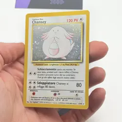 CARTA POKEMON CHANSEY HOLO 3/102 - ITA - SET BASE - GOOD - Image 3