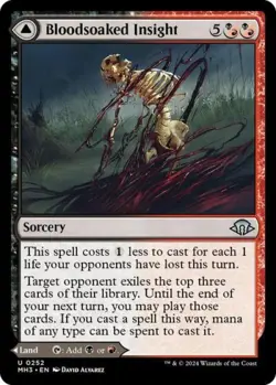 Bloodsoaked Insight - Near Mint MTG Modern Horizons 3 - Image 1