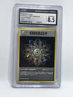 1997 Rainbow Energy Japanese CGC 8.5 Rocket Gang Holo NM/Mint+ Rare Pokemon TCG - Image 1