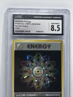 1997 Rainbow Energy Japanese CGC 8.5 Rocket Gang Holo NM/Mint+ Rare Pokemon TCG - Image 2