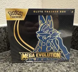 Pokemon TCG Mega Evolution Elite Trainer Box Lucario 2025 English - Image 1
