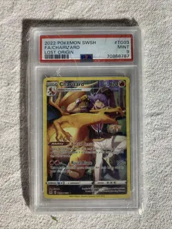 2022 Pokemon SWSH Fa/Charizard TG03 Lost Origin Holo - Image 1