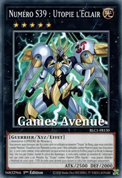 Yu-Gi-Oh ! Numero S39 : Utopie l'Eclair BLC1-FR150 VF/COMMUNE - Image 1