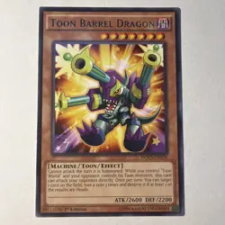 Toon Barrel Dragon DOCS-EN038 1st Edition - Yu-Gi-Oh! TCG Rare Near Mint - Image 1