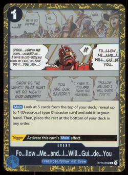 One Piece TCG Follow Me And I Will Guide You Rare Foil OP10-059 Royal Blood NM - Image 1