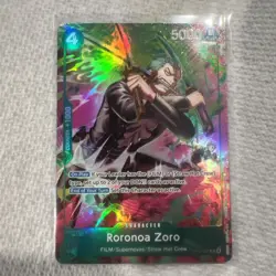 One Piece OP15 Roronoa Zoro OP13-037 TR Foil - Adventure On Kami's Island Eng - Image 1