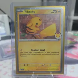 Pikachu 051 /162 Stamped 2026 Pokemon Day 30th Anniversary Promo Card - Image 1