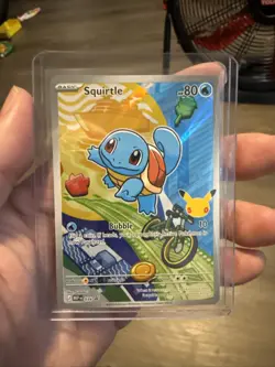 Squirtle MEP 039 First Partner Illustration Promo 2026 30th Anniversary Card - Image 1