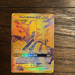Pokemon Pikachu & Zekrom GX TCG Sun & Moon SM248 Holo Promo Card - Image 1