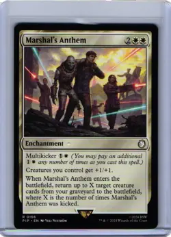 Marshal's Anthem #166 | Near Mint | Fallout Magic MTG - Image 1