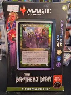Sealed MTG The Brothers War URZA'S IRON ALLIANCE Commander Deck - Image 1