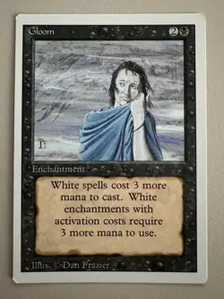 Gloom 3er Set - MTG - REVISED (3rd) - ENGLISCH - ©1994 NM/EX Uncommon - Image 2