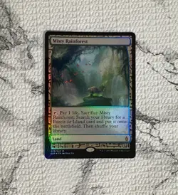Misty Rainforest Foil Masterpiece Series: Zendikar Expeditions NM MTG - Image 2
