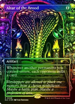 Altar of the Brood Halo Foil Secret Lair Encyclopedia NM MTG - Image 1