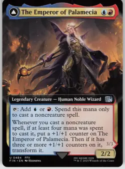 MTG The Emperor of Palamecia (Extended Art) Normal NM FINAL FANTASY Magic 484 - Image 1