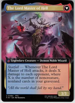 MTG The Emperor of Palamecia (Extended Art) Normal NM FINAL FANTASY Magic 484 - Image 2