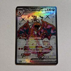Pokemon TCG Charizard ex 215/197 SV03: Obsidian Flames Ultra Rare MINT - Image 1