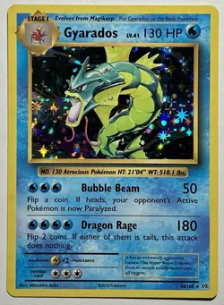 Gyarados 34/108 (LP) Holo Rare XY Series: Evolutions 2016 Pokemon Card TCG - Image 1