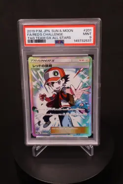 PSA9 Red's Challenge SR 201 173 Japanese Pokemon Card Rare Limited Edition 2019 - Image 5