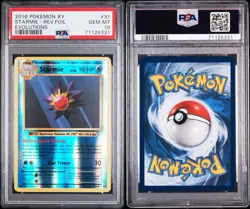 2016 Pokemon XY Evolutions Reverse Foil Holo Starmie #31/108 PSA 10 - Image 1
